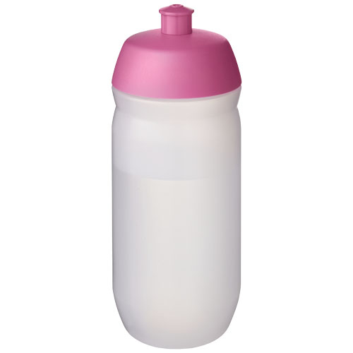 Bouteille de sport publicitaire 500 ml HydroFlex™ Clear Rose givré